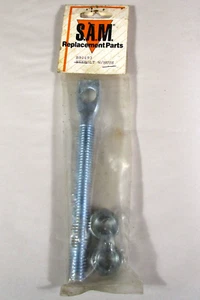 S.A.M. SNOW PLOW TRIP SPRING EYEBOLT w/2 NUTS B90493 90493 6.75" New Old Stock - Picture 1 of 1