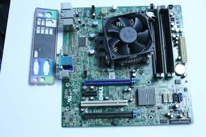Dell Precision T1600 Mobo - Intel i3 2120 3.3 Ghz - 4gb DDR3 Ram w/ I/O Shield - Picture 1 of 7