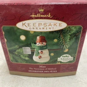 Max The Snowmen of Mitford 2000 Hallmark adorno de Navidad - Imagen 1 de 3