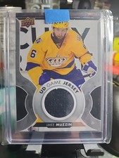 Jake Muzzin 2017-18 UD Hockey Series 1 UD Game Jersey #GJ-JM w/topldr+Extras