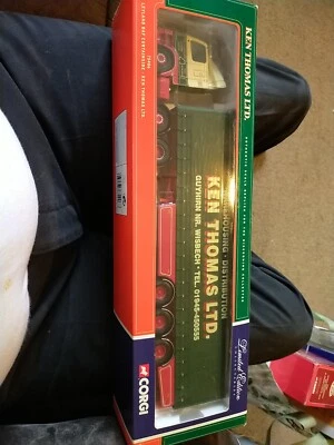 Corgi 75406 Leyland DAF Curtainside Ken Thomas Ltd 1:50 Scale Diecast Truck - Image 1 of 4