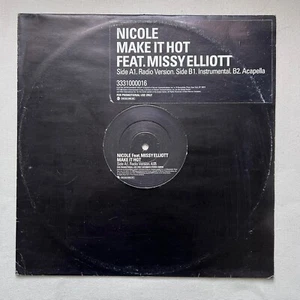 Nicole Ft Missy Elliott - Make It Hot 12" Vinyl Promo UK 1998 R&B VG+ - Picture 1 of 3