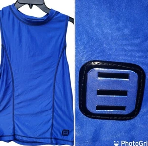 Vintage ESPRIT Sleeveless Top Royal Blue Large Stretch Athleisure Exercise Yoga - Picture 1 of 7