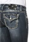 Miss Me Jeans Size 30 Mid-Rise Skinny Studded Bling Brand NWT gorgeous 110 Retai