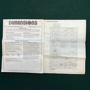 Victorian House Key Holder Dimensions #2138 Vintage Needlepoint Pattern Only - Picture 1 of 3