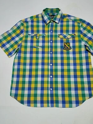 (#A1) Eighty Eight SHORT SLEEVE MULTIPLE COLORS SIZE MEN'S 2XL BUTTON DOWN  - Image 1 of 4