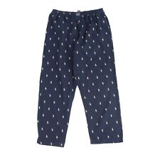 Polo Ralph Lauren Pyjama Bottom Blue Adjustable Waist Logo Print Mens Size XL