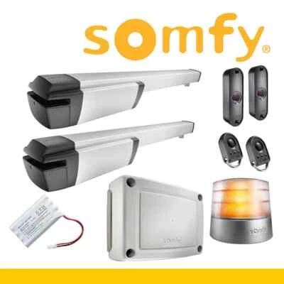Somfy Ixengo 1216558 L 24V Comfort Pack iO – moteur portail battant 2 vantaux - Photo 1/4