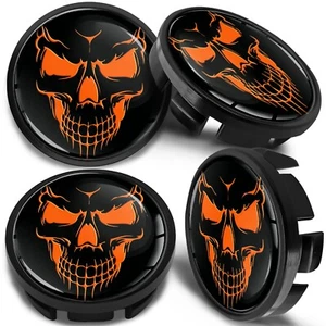 4 x Coppi Mozzo Centra Ruota VW 65 mm 3B7601 171 Teschio CV 58 - Foto 1 di 6
