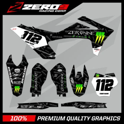 CUSTOM MX GRAPHICS KIT: GASGAS MOTOCROSS DECALS MC EC 2021 - 2022 CLAW - Image 1 of 4