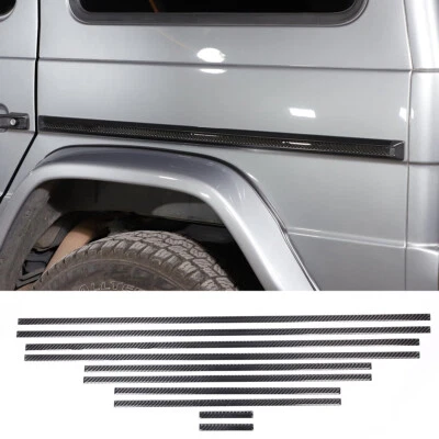 Adhesivo moldura lateral fibra carbono para Mercedes Benz clase G W463 G63 03-18 Foto 1 de 4