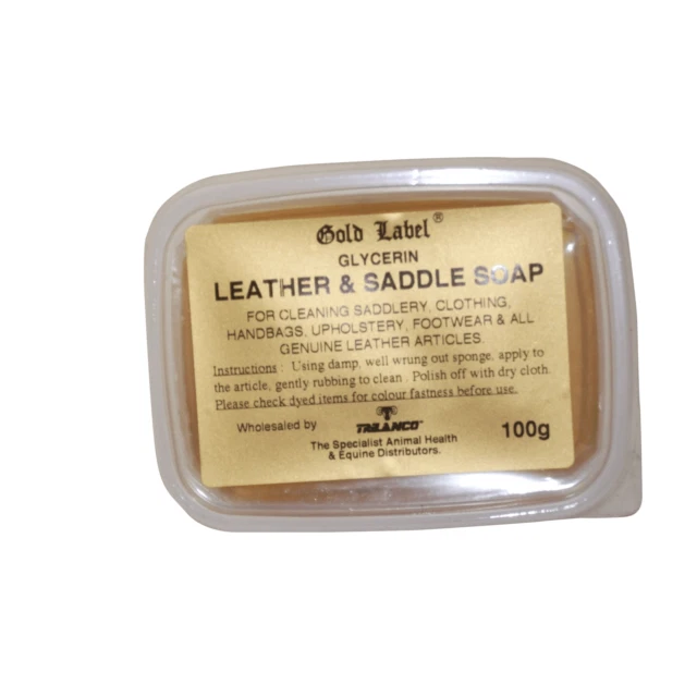 Gold Label Glycerine Saddle Soap 100g 540255