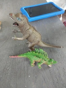Figura Iguanodon Godzilla vintage AAA 6" plastica dinosauro Hong Kong vintage anni 80 - Foto 1 di 8