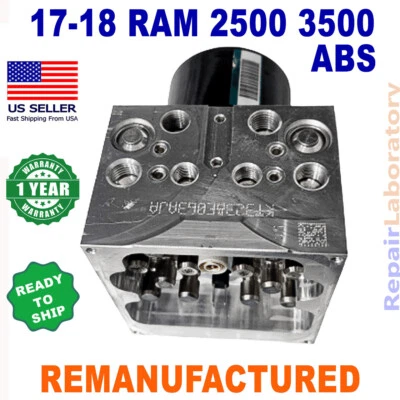 ✅ReBuilt✅ 68347098AC  2017-2018 Dodge RAM 2500 3500 ABS Anti-lock Brake Pump HCU - Image 1 of 3