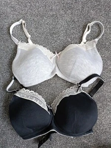 Royce Post Surgery Mastectomy Bras Set Of 2 Bras 32d - Picture 1 of 5