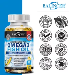 Olio di pesce omega-3 2250 mg capsula contiene 1200 mg DHA + 900 mg EPA - Foto 1 di 11