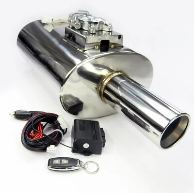 Silencieux À Clapet 3" / 76Mm Avec Clapet D'Échappement, Pot D'Échappement - Photo 1/4