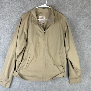 Vintage Peters All Weather Sportswear Jacke Herren 44 lang Canvas hellbraun USA 60er - Bild 1 von 9