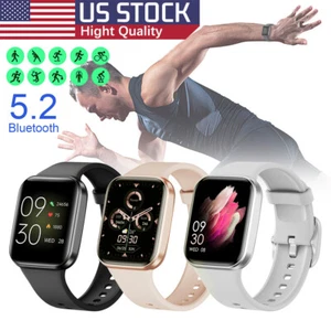 Smart Watch Men Women Fitness Tracker Heart Rate Watches for iPhone Android iOS - Picture 1 of 15