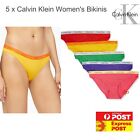Genuine Calvin Klein Sexy Women's Cotton Bikini 5-Pack Brief Underwear AU Stock