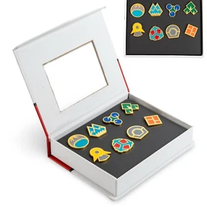 Pokemon Cartoon Anime alle 8 Sinnoh Gym Badges Gen. 4 für Cosplay - Collector Box - Bild 1 von 6