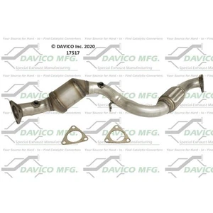 17517 Davico Catalytic Converter Passenger Right Side for VW Hand Touareg Q7 - Picture 1 of 2