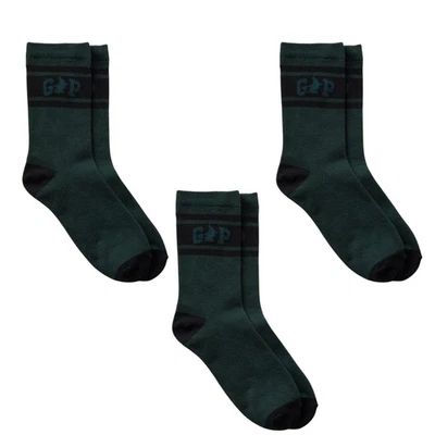 Zapato Gap X Wicked Niños Talla 10-12 Verde Oscuro Rayas Calcetines 3 Pares Nuevo con Etiquetas Foto 1 de 3