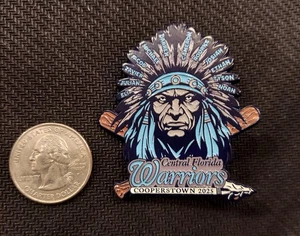 Cooperstown Baseball Trading Pin 2025 Central Florida Warriors - Picture 1 of 2