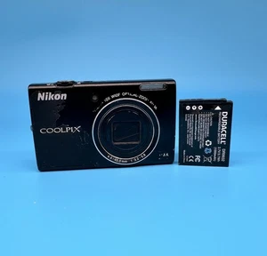 Cámara digital Nikon Coolpix S6200 16,0 MP, negra - funciona con fallas - Imagen 1 de 13