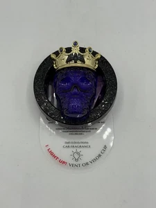Bath & Body Works Car Fragrance Scentportable Skull Crown Vent/Visor Clip *New - Picture 1 of 4