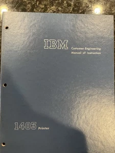 IBM 1403 Printer Engineering Manual 1960 - Picture 1 of 4
