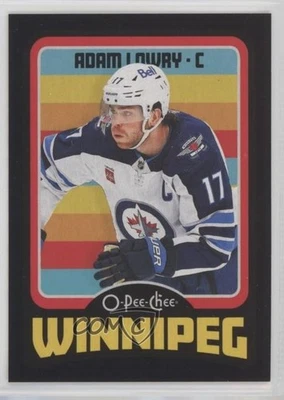 2024-25 O-Pee-Chee Retro Black Border /100 Adam Lowry #233 - Image 1 of 2