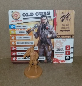 Zombicide Undead Or Alive OLD CUSS Mini & Card Steampunk Extras Exclusive - Picture 1 of 1