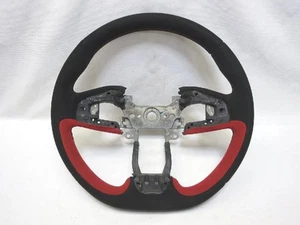 HONDA Civic FK8 Type R TYPE R Genuine Alcantara Steering Wheel JDM - Picture 1 of 10