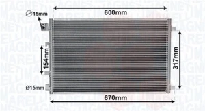 MAGNETI MARELLI 350203879000 Condenser, air conditioning for NISSAN - Picture 1 of 1
