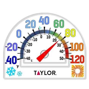 TAYLOR 5323 Termometro, da -40 a 120 gradi F (il design può variare) - Foto 1 di 2
