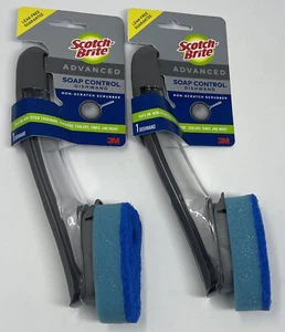 Scotch-Brite Advanced Soap Control Dishwand Leak-Free Brush Scrubber Pack of 2 - Picture 1 of 1