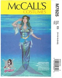 McCalls M7825 Neckholder Meerjungfrau Kostüm Gr. 14-22 ungeschnittenes Muster OOP Cosplay - Bild 1 von 5