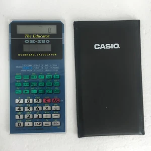 Casio OH-280 Overhead wissenschaftlicher Taschenrechner Der Pädagoge Glas Solar Power Cover - Bild 1 von 9