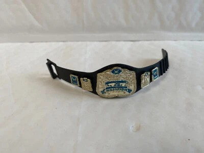 WWE WWF SMACKDOWN TAG TEAM CHAMPIONSHIP BELT JAKKS WRESTLING FIGURE ACCESSORY - Image 1 of 2