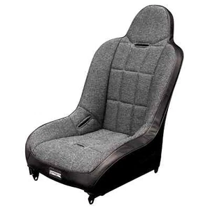 Off-Road Suspension Seat, Black Vinyl with Tweed Inner Dunebuggy & VW - Picture 1 of 1
