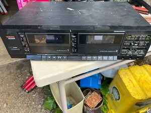 Tascam 202WR Dual Cassette Deck - Picture 1 of 12