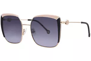 Carolina Herrera HER-0111/S KDX9O Sunglasses Women's Black/Nude/Grey 57mm - Picture 1 of 5
