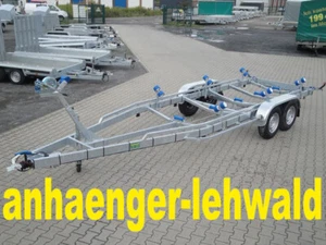 Bootstrailer 2,7to. Neu, für Boote bis 7,4m Bootsanhänger f. Sportboot Motorboot - Bild 1 von 16