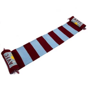 Aston Villa FC Scarf Christmas and Birthday Gift Ideas Fan Winter Snow Bar Wall - Picture 1 of 4