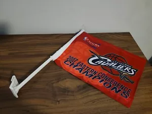 Cleveland Cavaliers Double-Sided Car Flag 2007 Eastern Co. Champions Rico NBA - Picture 1 of 6