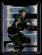 2022-23 Upper Deck SP Game Used Hockey Matt Boldy RC 07/12 Minnesota Wild #168
