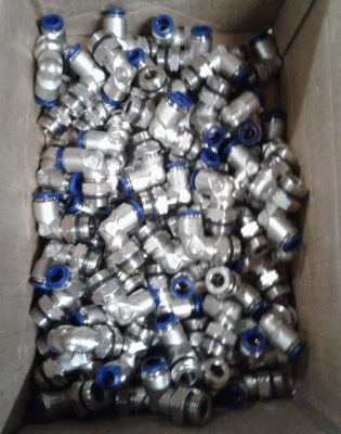 Lot of 78 AIGNEP 87110-06-08 Swivel Male Elbow 3/8" Tube x 1/2" - New NIB - Image 1 of 4