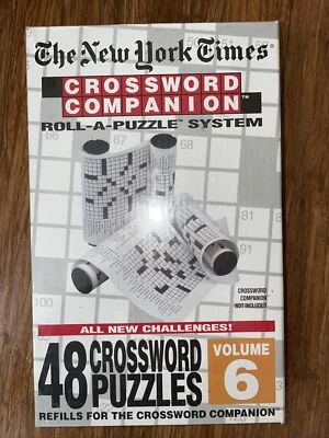 The New York Times Roll-A-Puzzle SYSTEM   Volume 6 ( ) 1994 CROSSWORD COMPANION - Image 1 of 2