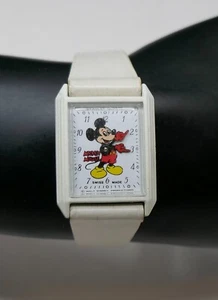Bradley Walt Disney Productions Mickey Mouse Swiss Made Wristwatch NEW BATTERY - Picture 1 of 14